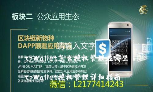 tpWallet怎么授权管理在哪里

tpWallet授权管理详细指南